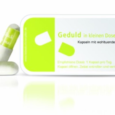 Geduld zum Schlucken: Die Wochenkur!