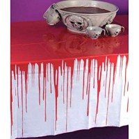 Blutbad fürs Buffet – Tischdecke mit Schockeffekt!