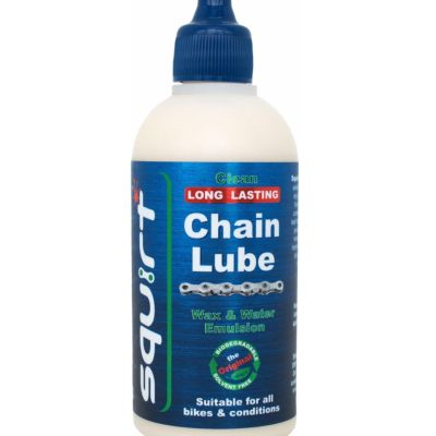 SQUIRT wax-based chain oil